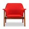 Manhattan Comfort Miller Accent Chair in Burnt Orange and Walnut AC007-OR - alternate 5